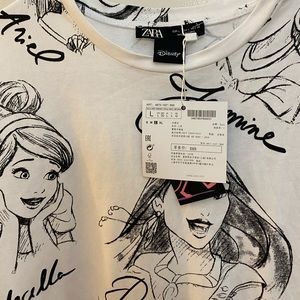 Zara Disney Princess Shirt